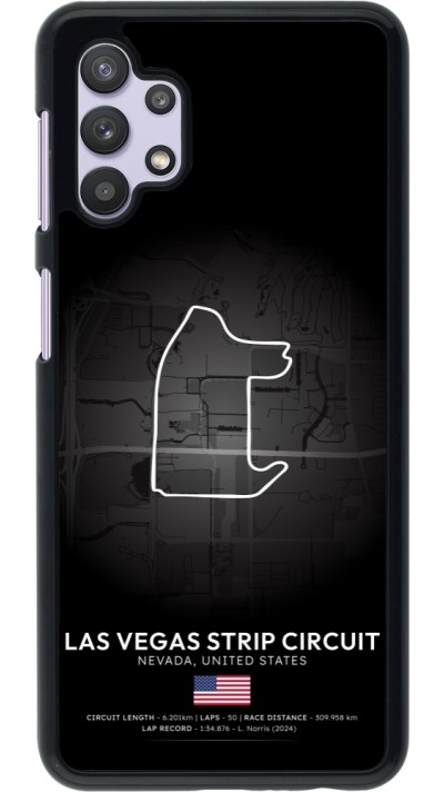 Samsung Galaxy A32 5G Case Hülle - F1 Track 2025 Las Vegas