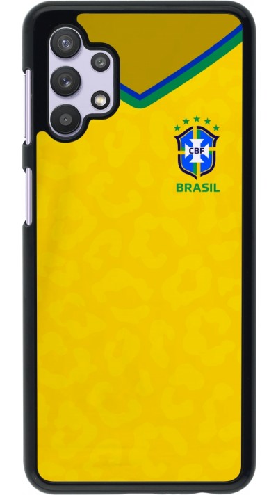 Samsung Galaxy A32 5G Case Hülle - Brasilien 2022 personalisierbares Fußballtrikot