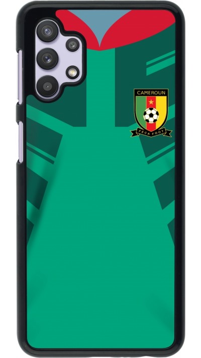 Samsung Galaxy A32 5G Case Hülle - Kamerun 2022 personalisierbares Fussballtrikot