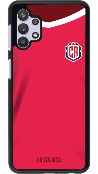 Samsung Galaxy A32 5G Case Hülle - Costa Rica 2022 personalisierbares Fussballtrikot