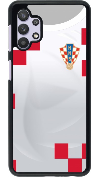 Samsung Galaxy A32 5G Case Hülle - Kroatien 2022 personalisierbares Fussballtrikot