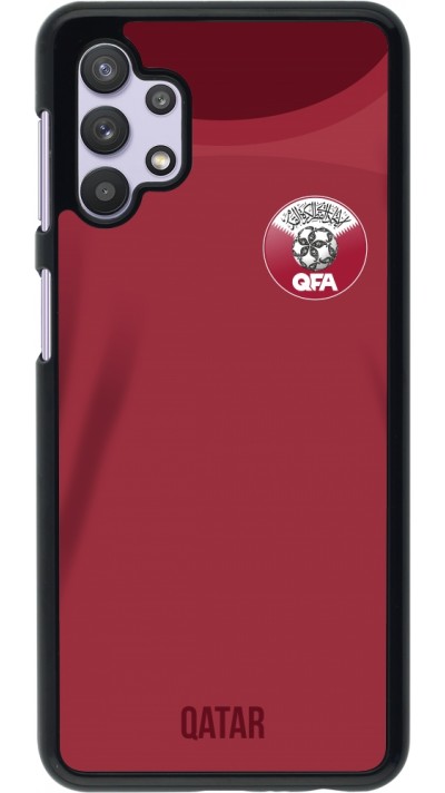 Coque Samsung Galaxy A32 5G - Maillot de football Qatar 2022 personnalisable