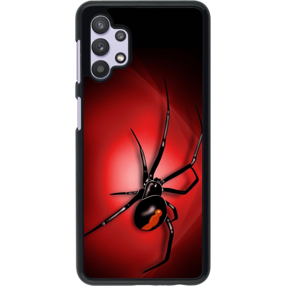 Samsung Galaxy A32 5G Case Hülle - Halloween 2023 spider black widow