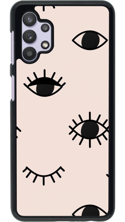 Samsung Galaxy A32 5G Case Hülle - Halloween 2023 I see you