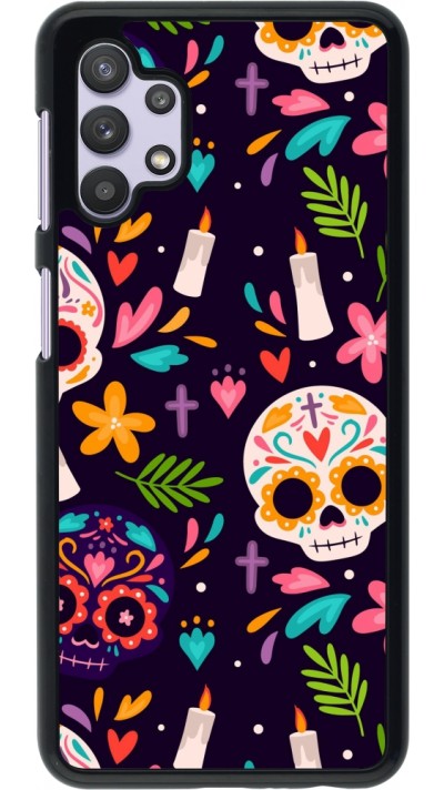 Samsung Galaxy A32 5G Case Hülle - Halloween 2023 mexican style