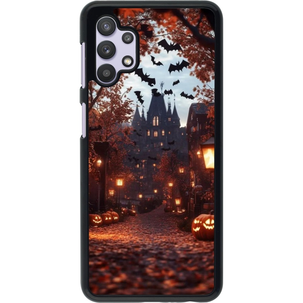 Samsung Galaxy A32 5G Case Hülle - Halloween 2025 Haunted house