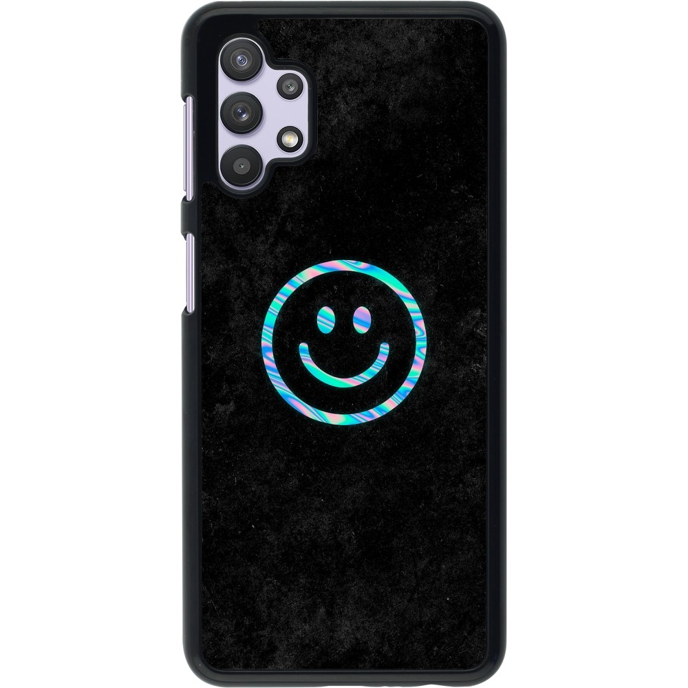 Samsung Galaxy A32 5G Case Hülle - Happy smiley irisirt