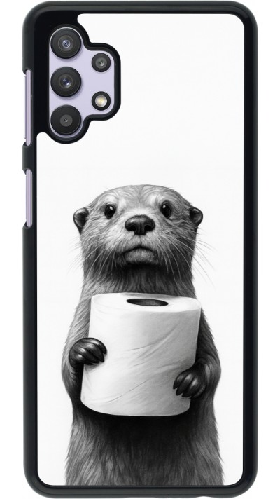 Samsung Galaxy A32 5G Case Hülle - Otter Toilettenpapier
