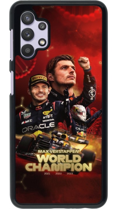 Samsung Galaxy A32 5G Case Hülle - Max Verstappen Champion 2023