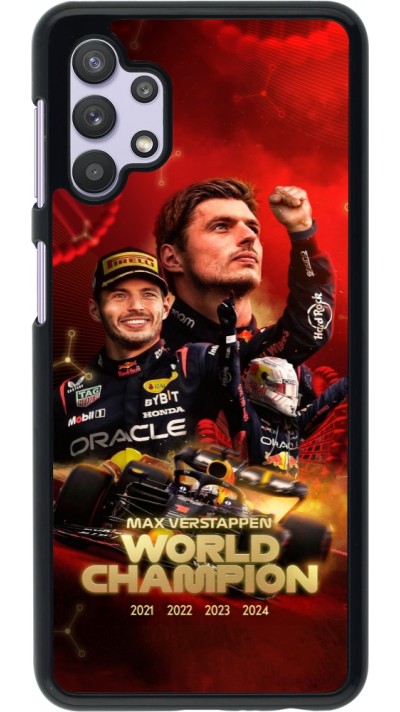 Coque Samsung Galaxy A32 5G - Max Verstappen Champion 2023