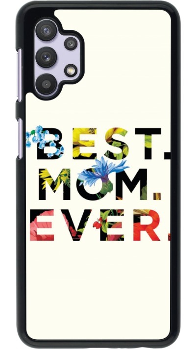 Samsung Galaxy A32 5G Case Hülle - Mom 2023 best Mom ever flowers