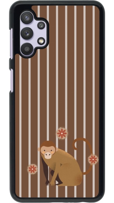 Samsung Galaxy A32 5G Case Hülle - Monkey with stripes Samsung Galaxy A32 5G Case Hülle - Monkey with stripes