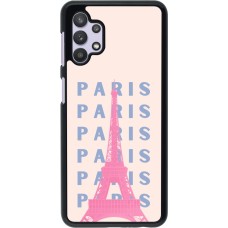Samsung Galaxy A32 5G Case Hülle - Paris Pink Print
