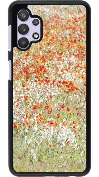 Coque Samsung Galaxy A32 5G - Petites fleurs peinture