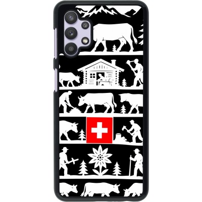 Coque Samsung Galaxy A32 5G - Poya Suisse 1 noir