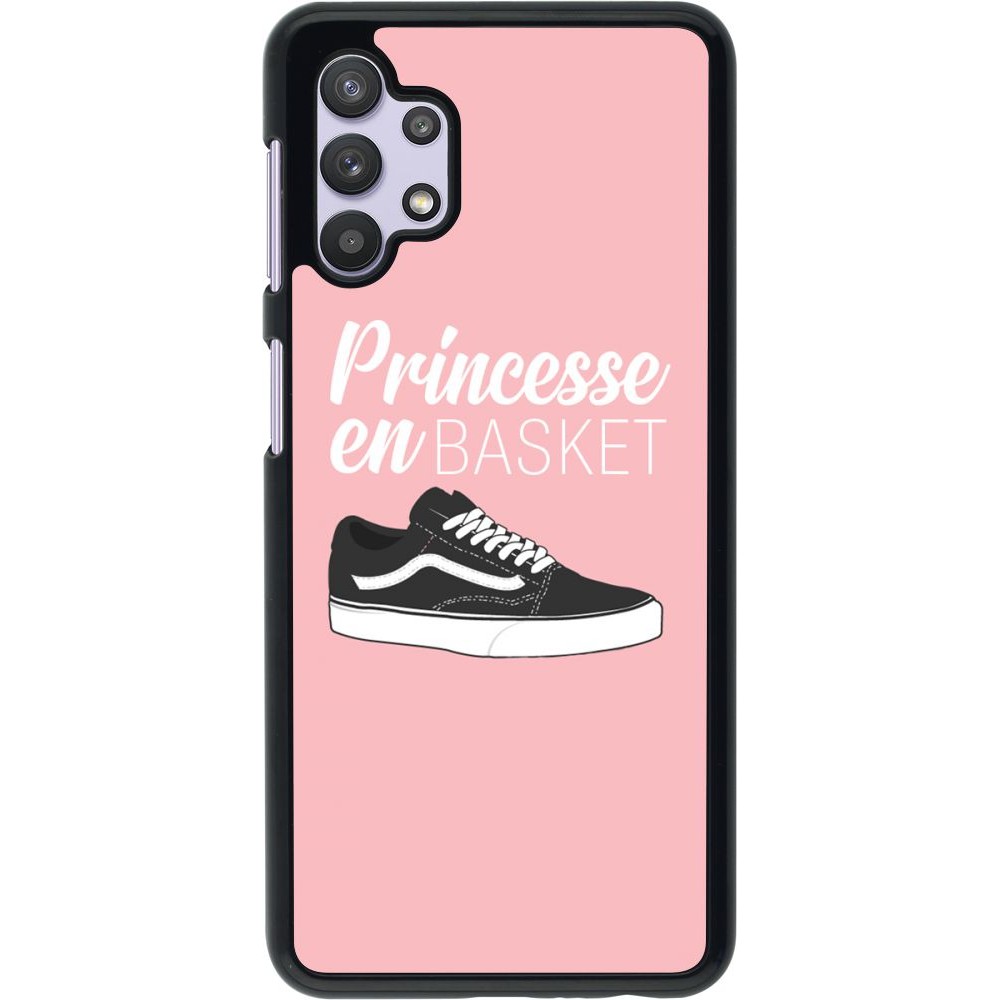 Coque Samsung Galaxy A32 5G - princesse en basket