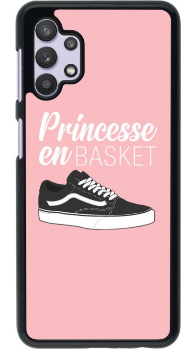 Coque Samsung Galaxy A32 5G - princesse en basket