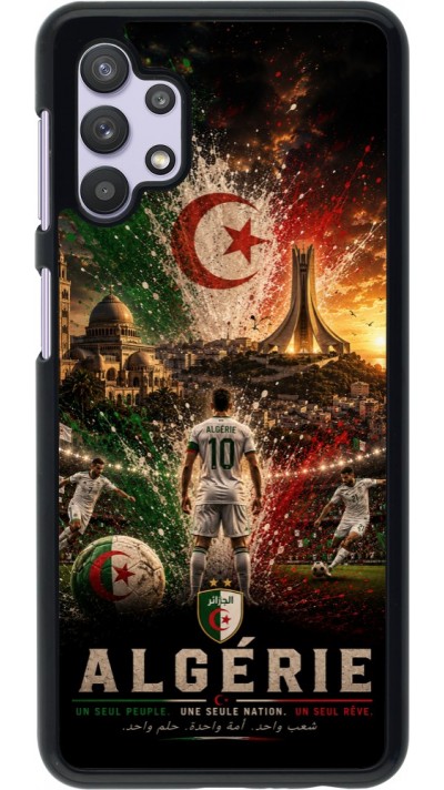 Samsung Galaxy A32 5G Case Hülle - Fussball Algerien splash 2026