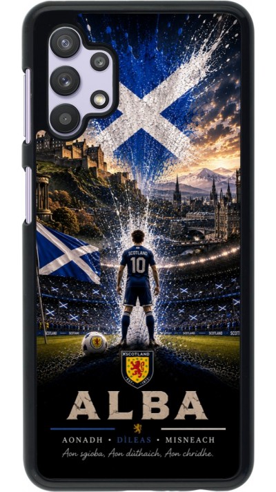 Samsung Galaxy A32 5G Case Hülle - Fussball Schottland splash 2026