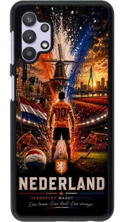 Samsung Galaxy A32 5G Case Hülle - Fussball Niederlande splash 2026