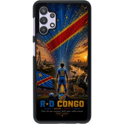 Samsung Galaxy A32 5G Case Hülle - Fussball Demokratische Republik Kongo splash 2026