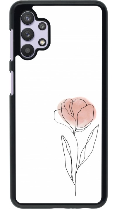 Coque Samsung Galaxy A32 5G - Spring 23 minimalist flower