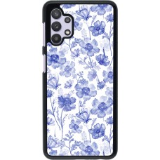 Samsung Galaxy A32 5G Case Hülle - Spring 23 watercolor blue flowers