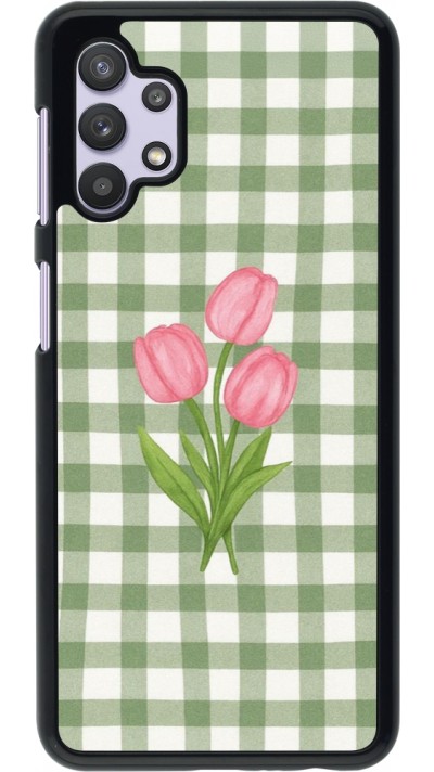 Coque Samsung Galaxy A32 5G - Green vichy tulips 2026