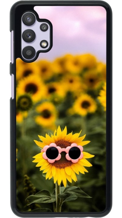 Coque Samsung Galaxy A32 5G - Sunflower with glasses 2026