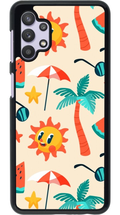 Coque Samsung Galaxy A32 5G - Summer 2025 Pattern soleil