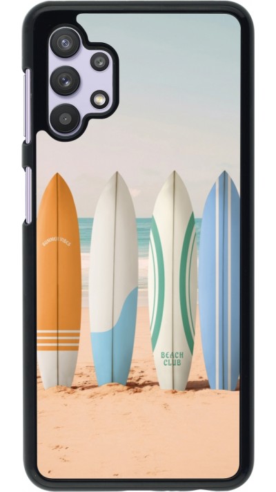 Samsung Galaxy A32 5G Case Hülle - Summer surfboard 2025