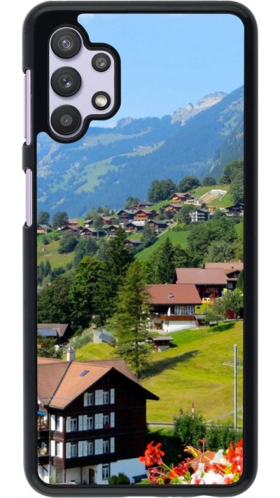 Samsung Galaxy A32 5G Case Hülle -  Nationalfeiertag Schweiz Landschaft