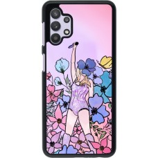 Coque Samsung Galaxy A32 5G - Taylor Swift Sketch - Pink