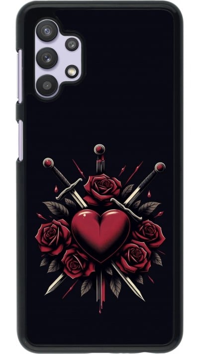 Coque Samsung Galaxy A32 5G - Valentine 2024 gothic love