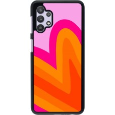 Coque Samsung Galaxy A32 5G - Valentine 2024 heart gradient