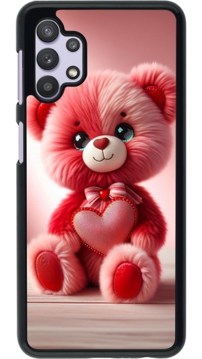 Coque Samsung Galaxy A32 5G - Valentine 2024 Ourson rose