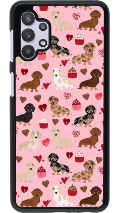 Coque Samsung Galaxy A32 5G - Valentine 2024 puppy love