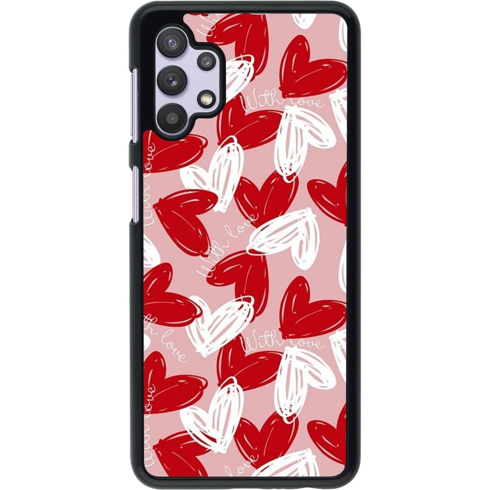 Samsung Galaxy A32 5G Case Hülle - Valentine 2024 with love heart