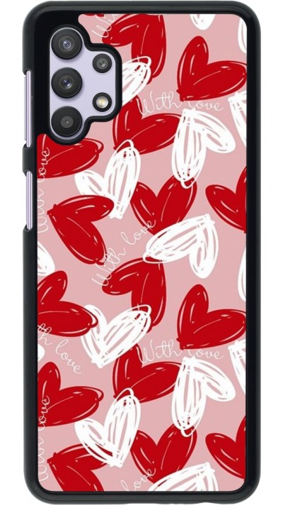 Coque Samsung Galaxy A32 5G - Valentine 2024 with love heart