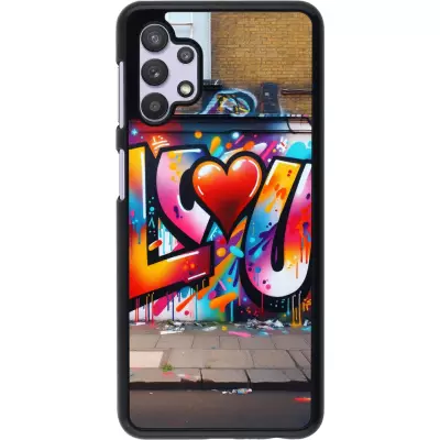 Coque Samsung Galaxy A32 5G - Valentine 2025 Love U Tag