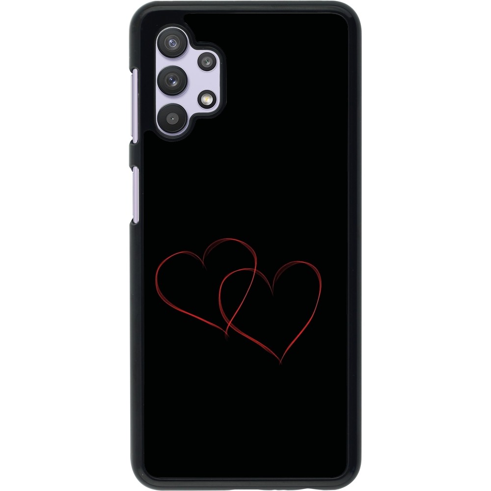 Coque Samsung Galaxy A32 5G - Valentine 2023 attached heart