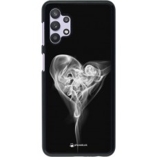 Coque Samsung Galaxy A32 5G - Valentine 2022 Black Smoke