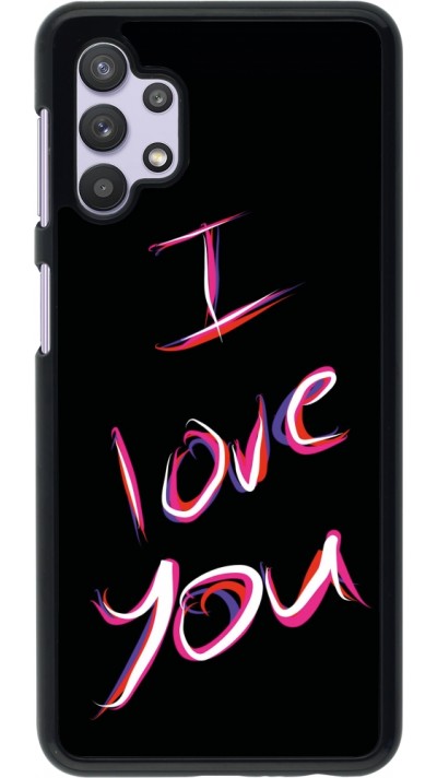 Coque Samsung Galaxy A32 5G - Valentine 2023 colorful I love you