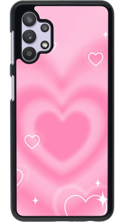 Coque Samsung Galaxy A32 5G - Valentine 2023 degraded pink hearts