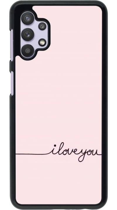 Coque Samsung Galaxy A32 5G - Valentine 2023 i love you writing