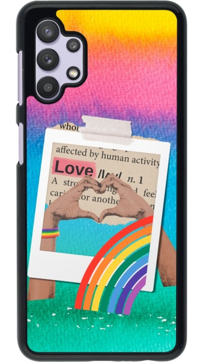 Coque Samsung Galaxy A32 5G - Valentine 2023 love is for everyone