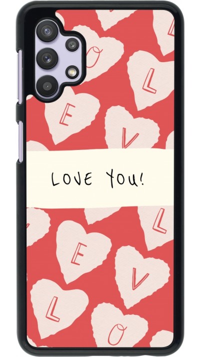 Coque Samsung Galaxy A32 5G - Valentine 2023 love you note