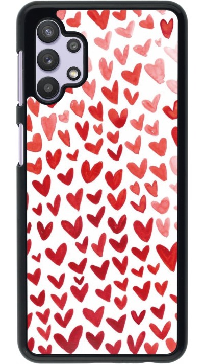 Coque Samsung Galaxy A32 5G - Valentine 2023 multiple red hearts
