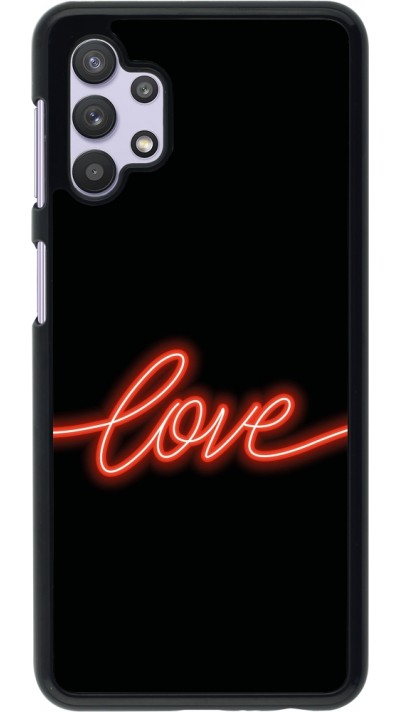Coque Samsung Galaxy A32 5G - Valentine 2023 neon love