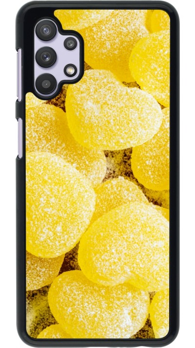 Coque Samsung Galaxy A32 5G - Valentine 2023 sweet yellow hearts